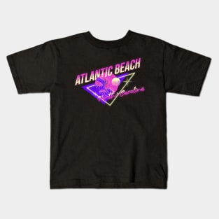 Atlantic Beach, NC Summertime Surfing Destinations Kids T-Shirt